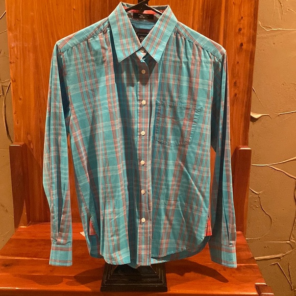 Cruel Girl Size Small Button Down Turquoise Shirt - Picture 1 of 4